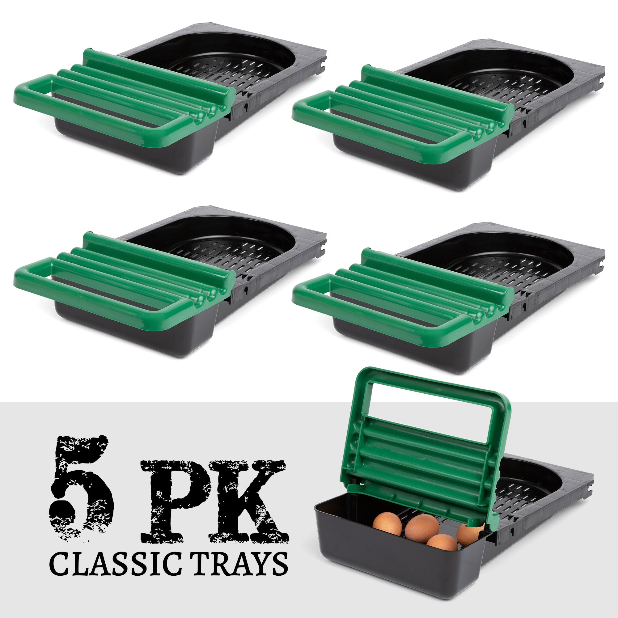 Classic Tray/Lids Replacement for Chicken Nesting Boxes 5 Pack